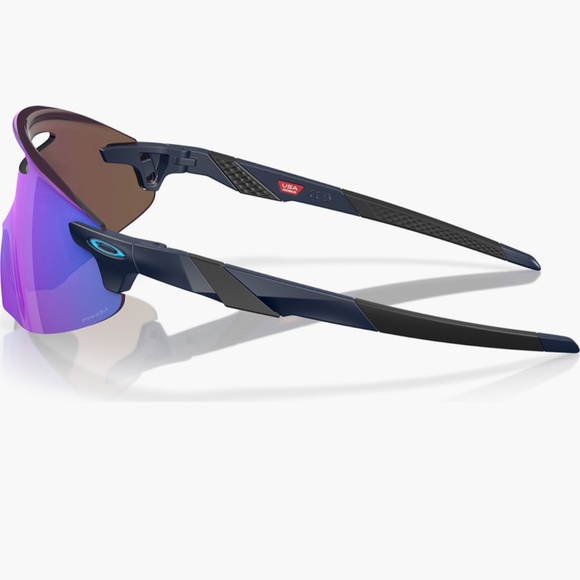 OAKLEY Encoder Ellipse 9407 Navy Sapphire Wrap Sunglasses - Picture 4 of 7